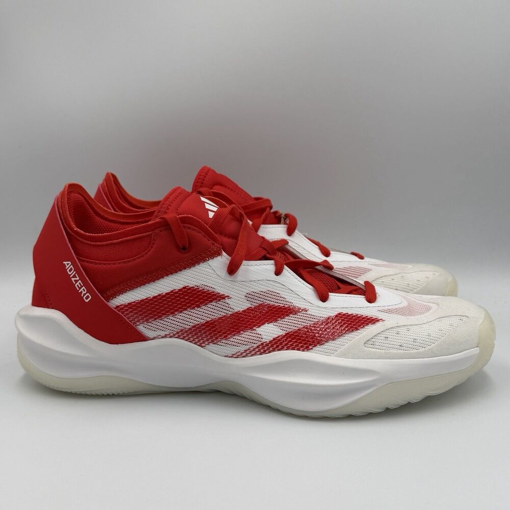 Adidas  Adizero Select 2.0 Low Basketball Shoes IG6685 Red White Men's Size 10.5